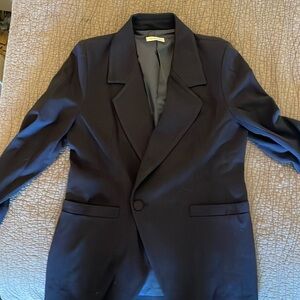 Anine Bing navy blue blazer